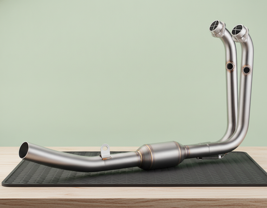 Colectores Artesanales CFMoto 450 SR/SR-S (2023-2026) Acero Inoxidable