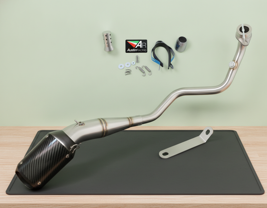 Línea Completa Artesanal Honda CB125R (2021-2026) Acero Inoxidable