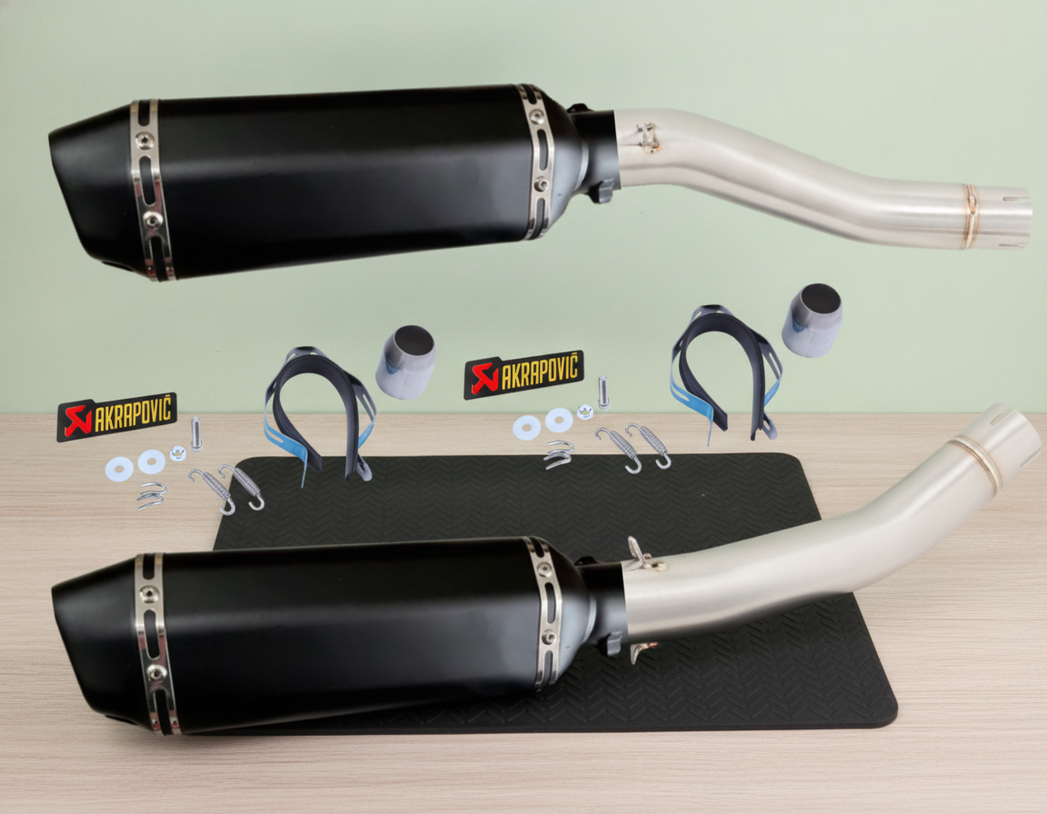 Slip-On Final Section Kawasaki Z1000/ Z1000SX (2003-2006) Stainless Steel