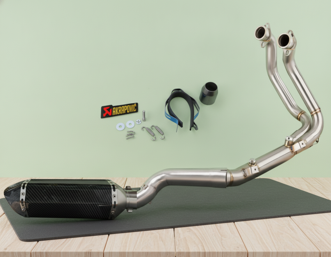 Línea Completa Artesanal BMW F900R/ F900XR (2020-2026) Acero Inoxidable