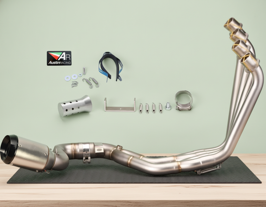 Línea Completa Artesanal Honda CB650R/ CBR650R (2019-2026) Acero Inoxidable