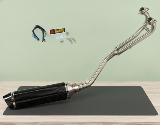Línea Completa Artesanal Yamaha TMAX 500/530 (2008-2015) Acero Inoxidable