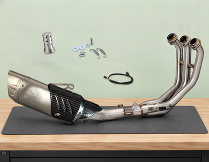 Línea Completa Artesanal Yamaha MT-09/ R9/ Tracer 9/ XSR900 (2021-2026) Acero Inoxidable