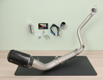 Complete Handmade Exhaust Line Zontes 350R/ 350GK/ 350X (2023-2026) Stainless Steel