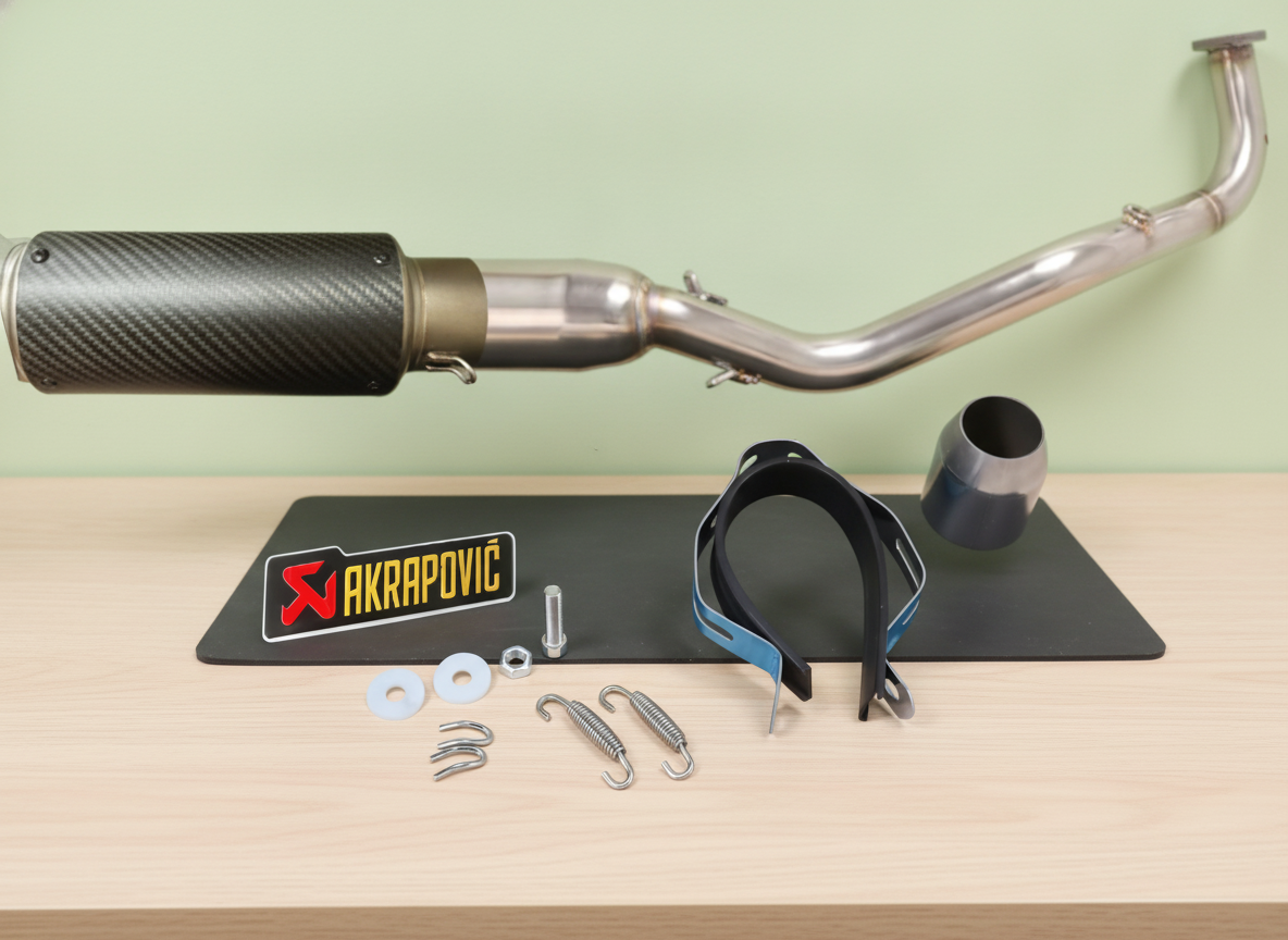 Línea Completa Artesanal Yamaha Xmax/Nmax 125 (2021-2026) Acero Inoxidable