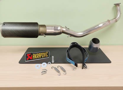 Línea Completa Artesanal Yamaha Xmax/Nmax 125 (2021-2026) Acero Inoxidable