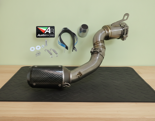Handmade Exhaust Line for KTM Duke/RC/Adventure 125 and 390 (2021-2026) Stainless Steel
