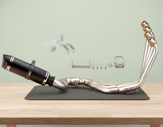 Línea Completa Artesanal Honda CB650R/ CBR650R (2019-2026) Acero Inoxidable