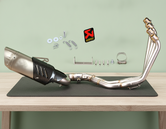 Línea Completa Artesanal Honda CB650R/ CBR650R (2019-2026) Acero Inoxidable