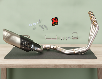 Línea Completa Artesanal Honda CB650R/ CBR650R (2019-2026) Acero Inoxidable