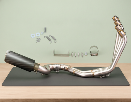 Línea Completa Artesanal Honda CB650R/ CBR650R (2019-2026) Acero Inoxidable