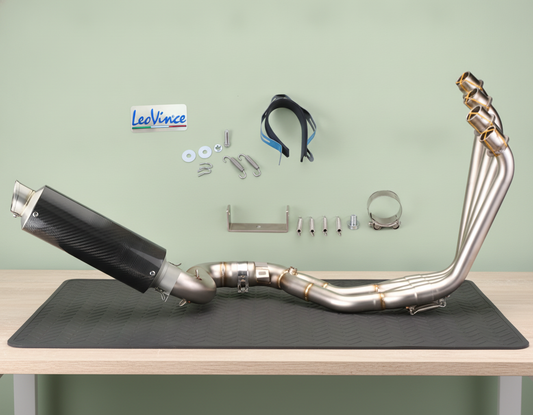 Línea Completa Artesanal Honda CB650R/ CBR650R (2019-2026) Acero Inoxidable