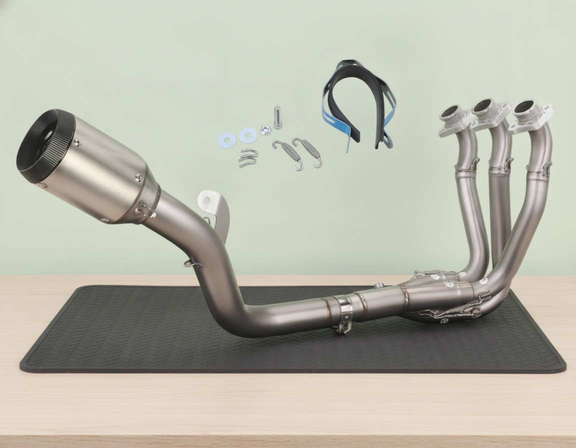 Línea Completa Artesanal Triumph Street Triple 765 (2022-2026) Acero Inoxidable