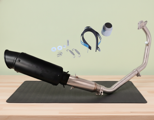 Voge 125 R/RS (2023-2026) Handmade Full Exhaust System Stainless Steel