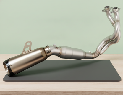 Handcrafted Full Exhaust System Kawasaki Ninja 650/ Z650/ Versys 650 (2023-2026) Stainless Steel
