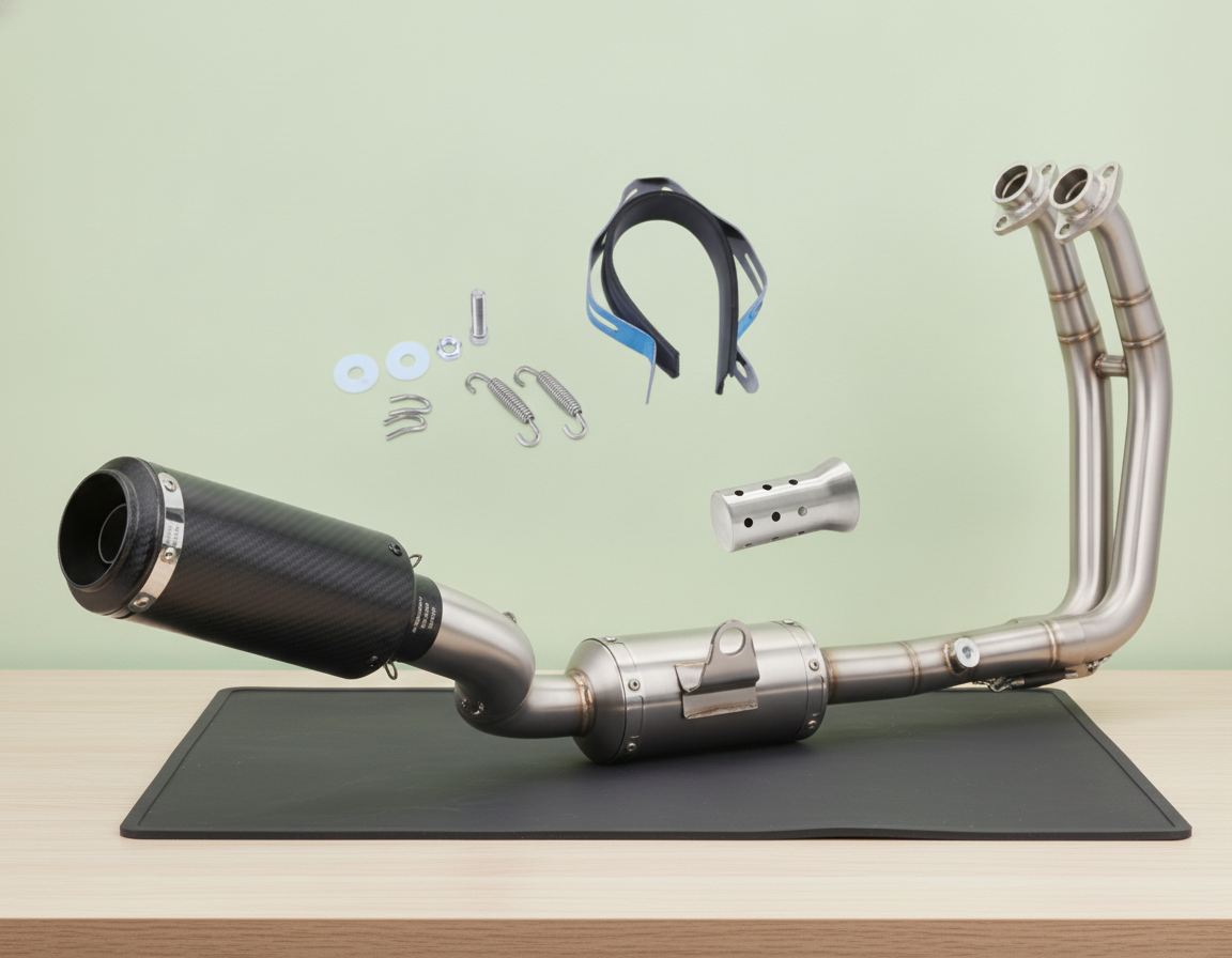 Suzuki GSX-8S/R (2022-2026) Handmade Full System Exhaust Stainless Steel