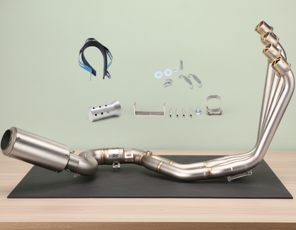 Línea Completa Artesanal Honda CB650R/ CBR650R (2019-2026) Acero Inoxidable