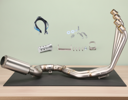 Línea Completa Artesanal Honda CB650R/ CBR650R (2019-2026) Acero Inoxidable