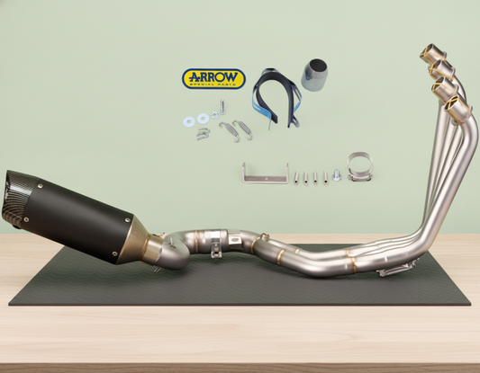 Línea Completa Artesanal Honda CB650R/ CBR650R (2019-2026) Acero Inoxidable