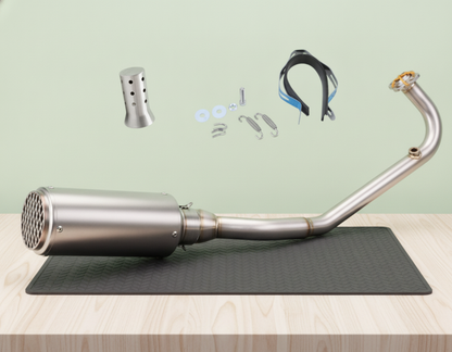 Honda Forza 125/ PCX/ SH125 (2021-2026) Stainless Steel Handmade Full Exhaust Line