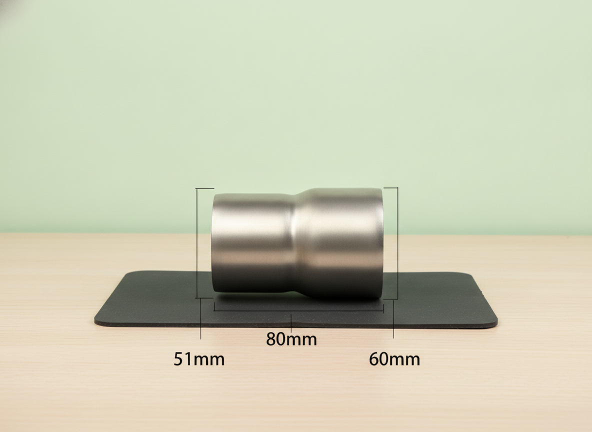 Adaptador 51 a 60mm Acero Inoxidable