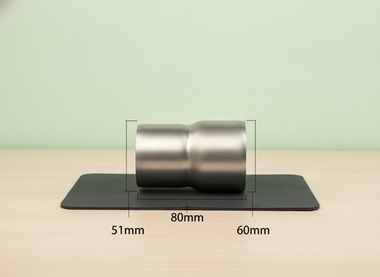 Adapter 51 to 60mm Stainless Steel