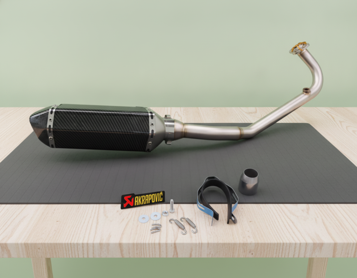 Complete Handcrafted Line Honda Forza 125/ PCX/ SH125 (2021-2026) Stainless Steel