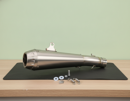 Slip-On Exhaust Kawasaki Z500-Ninja 500 (2024-2026) Stainless Steel