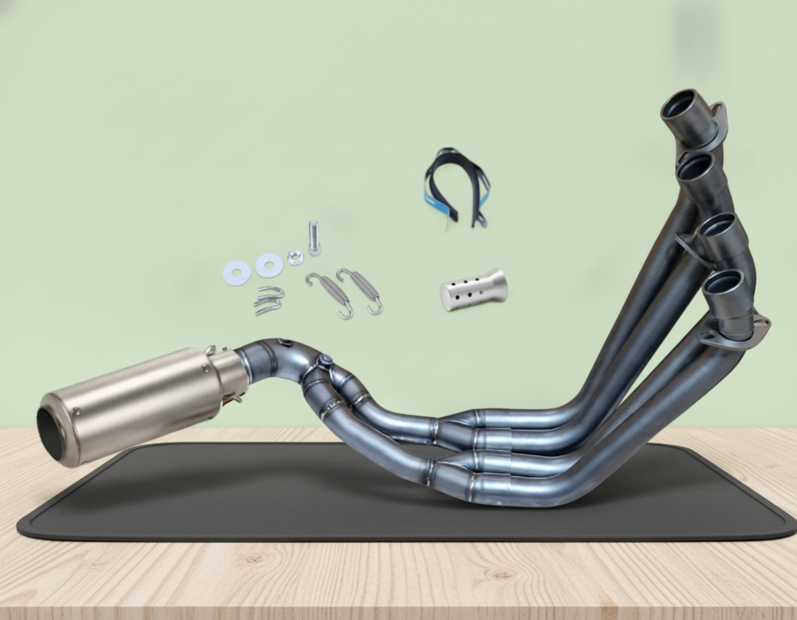 Línea Completa Artesanal Honda CB650R/ CBR650R (2019-2026) Acero Inoxidable