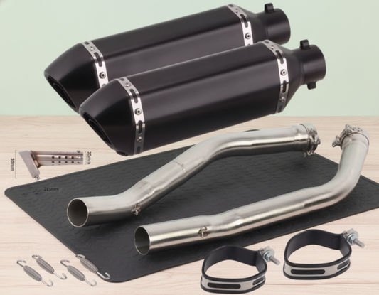 Final Section Slip-On Kawasaki ZZR1400 (2006-2017) Stainless Steel