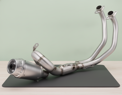 Línea Completa Artesanal Yamaha MT-07/ R7/ Tracer 7/ XSR700 (2014-2026) Acero Inoxidable