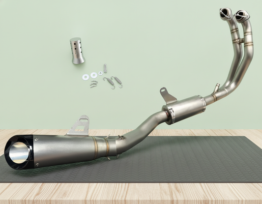 Complete Handcrafted Exhaust System Aprilia RS457/TUONO 457 (2024-2026) Stainless Steel