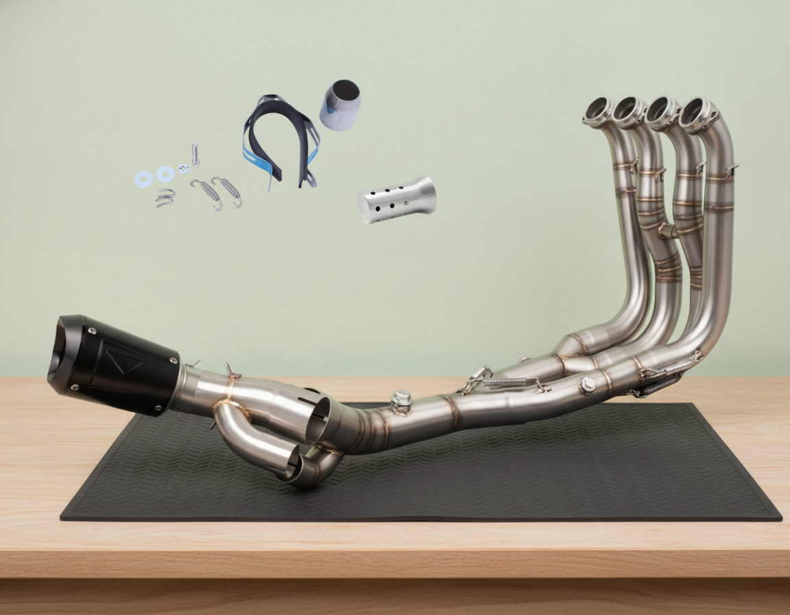 Línea Completa Artesanal BMW S1000XR (2015-2019) Acero Inoxidable