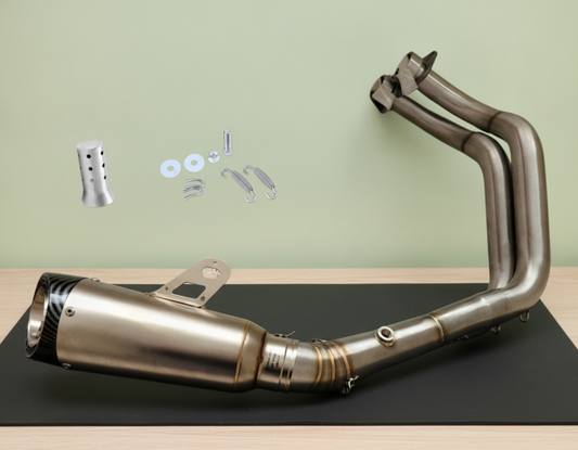 Línea Completa Artesanal Yamaha MT-07/ R7/ Tracer 7/ XSR700 (2014-2026) Acero Inoxidable