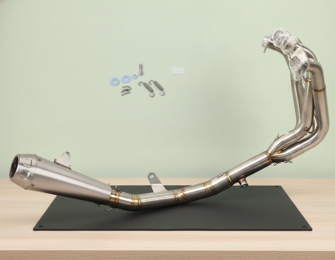 Handcrafted Full Exhaust System Kawasaki Z900 FULL (2017-2026) Stainless Steel