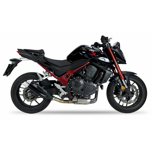 Escape IXIL L3XB homologado en acero negro para HONDA CB 750 HORNET 2025