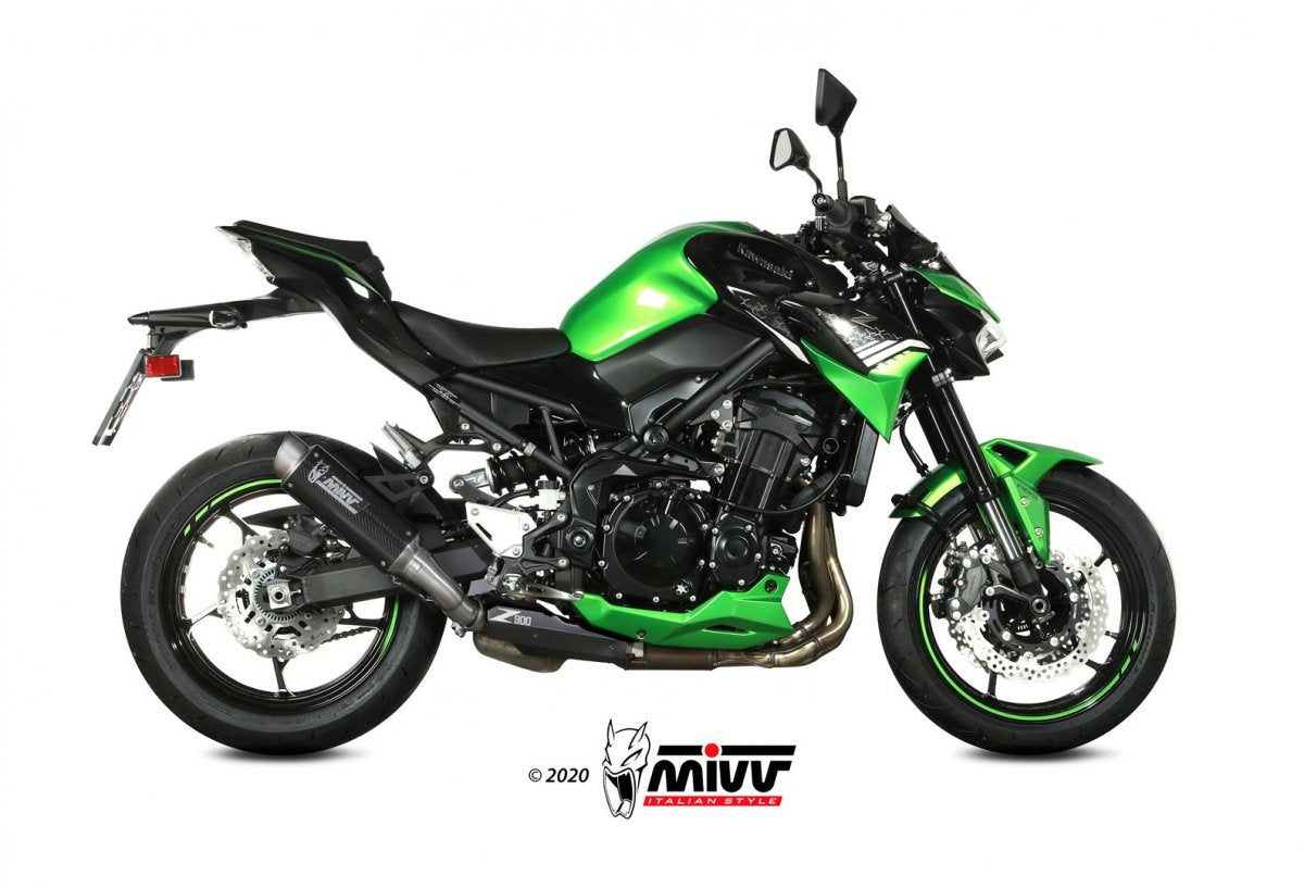 Escape homologado Mivv GP PRO en carbono para KAWASAKI Z 900 20-24