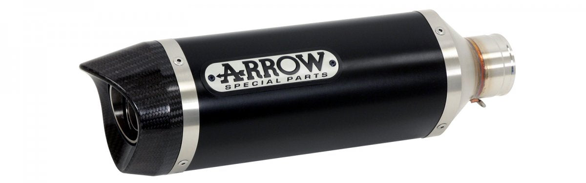 Escape Arrow Thunder Dark em alumínio aprovado para HONDA CB 125 F 15-16