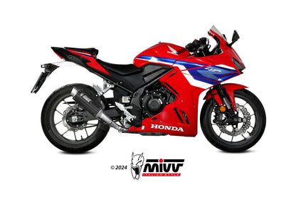 Escape Mivv GP PRO Carbon aprovado para Honda CBR 500 R 24-25 | CB 500 HORNET 24-25 