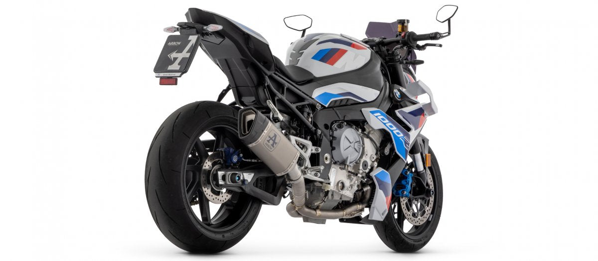 Escape ARROW Pista no homologado en titanio para BMW S / M 1000 R 23-24 | S / M 1000 RR 20-24