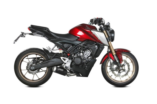 Escape completo no homologado Mivv MK3 en Acero negro para HONDA CB 125 R NEO SPORTS CAFÉ 21-24