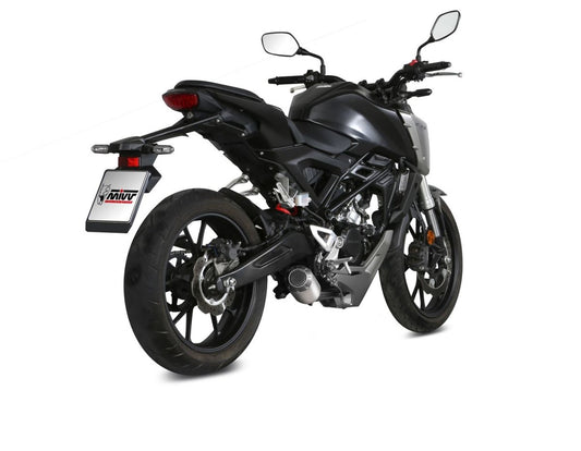 Non-homologated Mivv MK3 full exhaust in stainless steel for HONDA CB 125 R NEO SPORTS CAFÉ 18-20