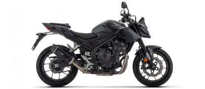 ARROW Indy Race exhaust approved in black aluminum for HONDA CB 500 F 24-25 | NX 500 24-25 
