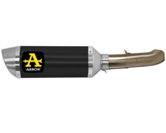 Escape ARROW Thunder Homologado KTM DUKE 125/390 17-20 | RC 125/390 17-20 Slip-On Alumínio Preto
