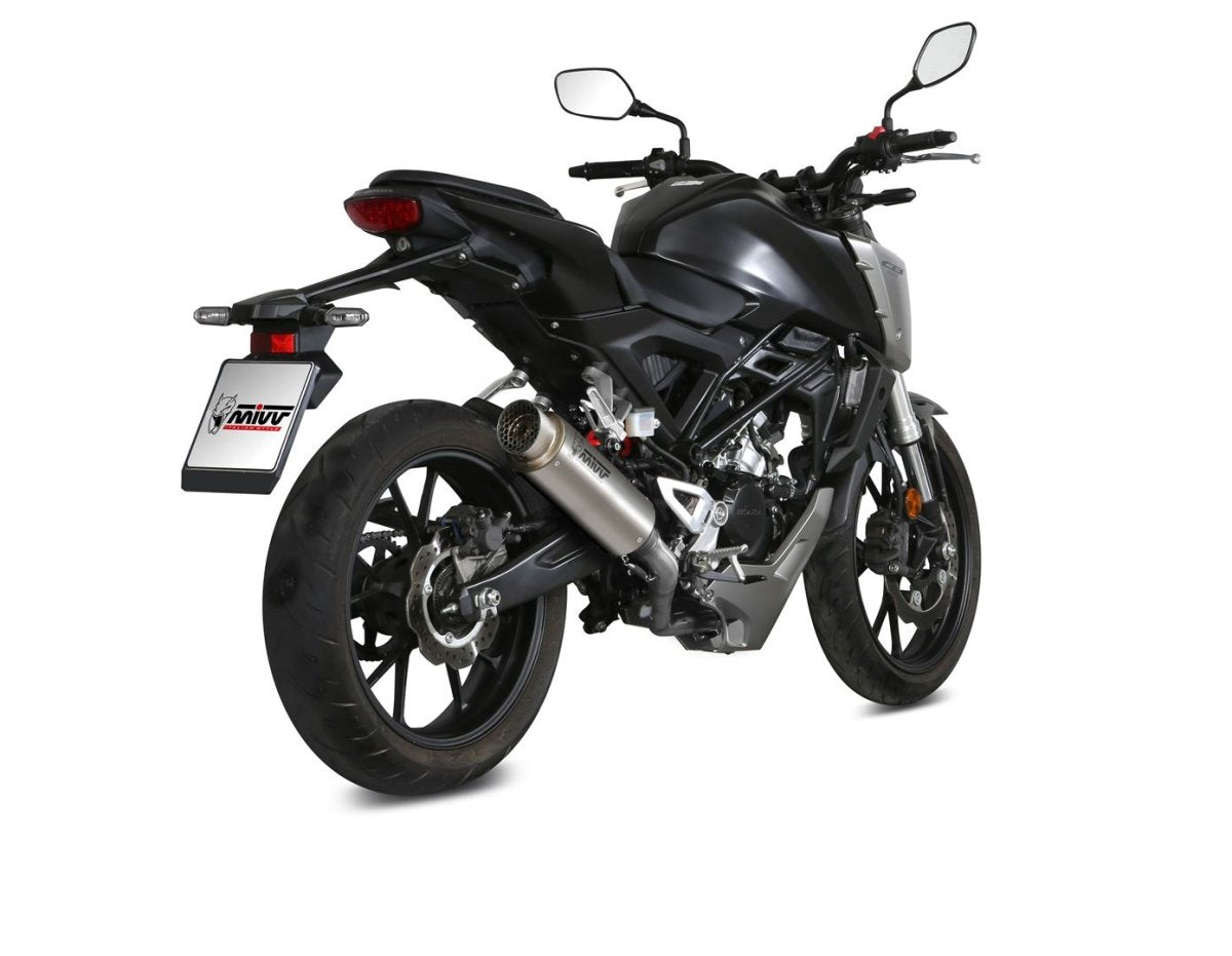 Escape completo homologado Mivv GP PRO en Titanio para HONDA CB 125 R NEO SPORTS CAFÉ 18-20