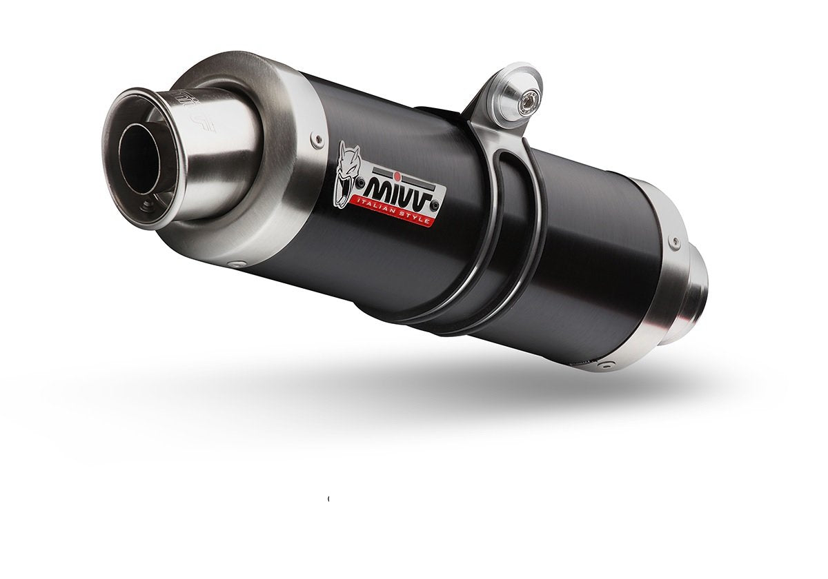 Escape completo homologado Mivv GP en Acero negro para HONDA CB 125 F 21-24