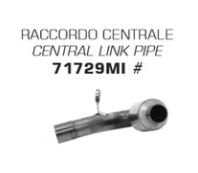 Conector central ARROW no homologados en acero inox. para BMW F 900 XR 20-24 | F 900 R 20-24