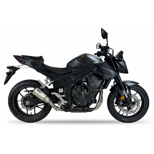 Escape IXIL RC homologado en acero inox. para HONDA NX 500 2024 | CBR 500 R 2024 | CB 500 F 2024