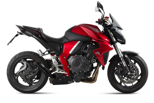 Escape homologado Mivv DOUBLE GUN en Acero negro para HONDA CB 1000 R / NEO SPORTS CAFE 08-17