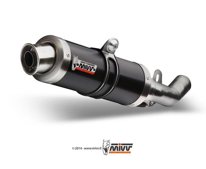 Escape completo homologado Mivv GP en Acero negro para Honda CB 650 / F 14-18